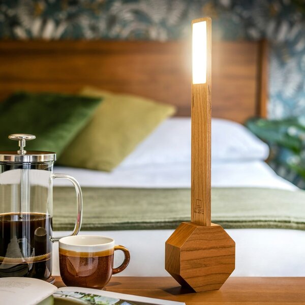 Cyfrowy budzik stołowy Octagon One LED – Gingko