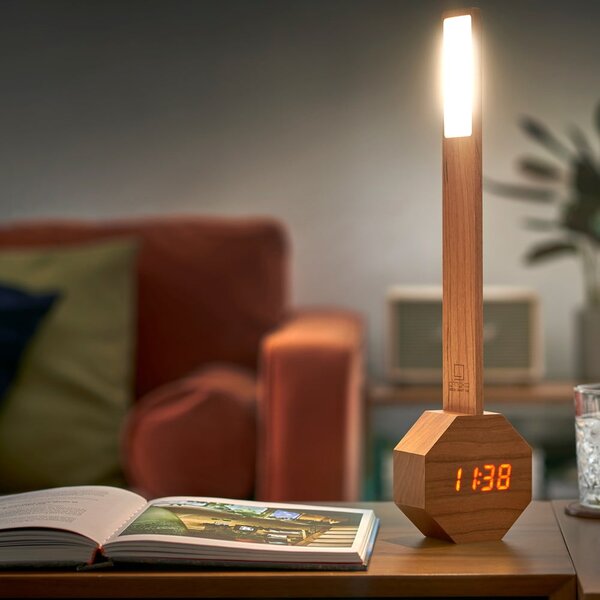 Cyfrowy budzik stołowy Octagon One LED – Gingko