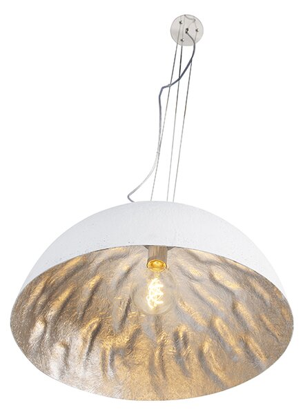 Nowoczesna lampa wisząca biała 50 cm - Magna