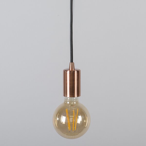 Industrialna lampa wisząca miedziana - Facil