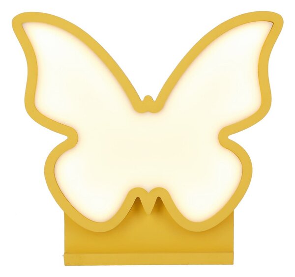 Żółta lampka dziecięca Butterfly – Candellux Lighting