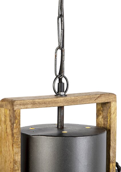Industrialna lampa wisząca ciemnoszara z mango - Mangoes