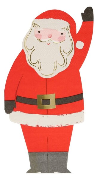 Papierowe serwetki zestaw 16 szt. Jolly Christmas – Meri Meri