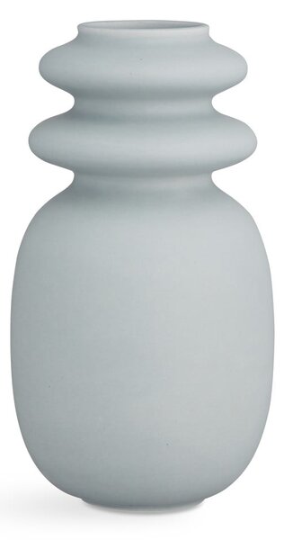 Niebieskoszary ceramiczny wazon Kähler Design Kontur, wys. 29 cm