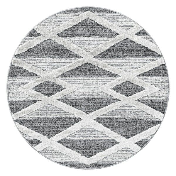 Szary okrągły dywan ø 120 cm Pisa – Ayyildiz Carpets