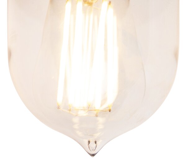 Romantyczna lampa ścienna zewnętrzna ciemnoszara - Oxford