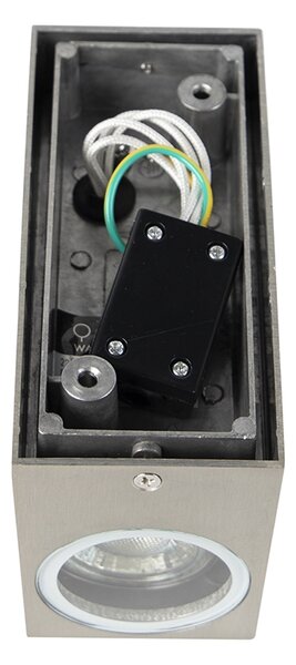 Nowoczesna kinkiet aluminiowy 2-punktowy IP44 - Baleno