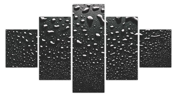 Obraz kropli wody (125x70 cm)