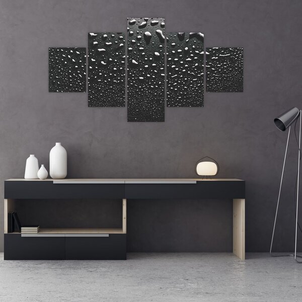 Obraz kropli wody (125x70 cm)