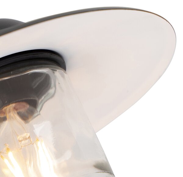 Inteligentna lampa ścienna zewnętrzna czarna IP44 w tym WiFi A60 - Munich
