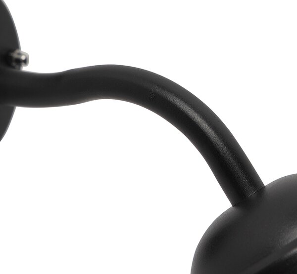 Inteligentna lampa ścienna zewnętrzna czarna IP44 w tym WiFi A60 - Munich
