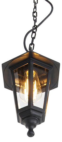 Lampa wisząca zewnętrzna czarna - New Haven