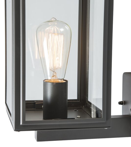 Industrialna lampa ścienna szara IP44 - Sutton Up