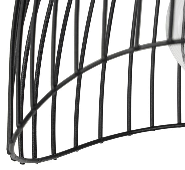 Designerska lampa sufitowa czarna 20cm - Pua