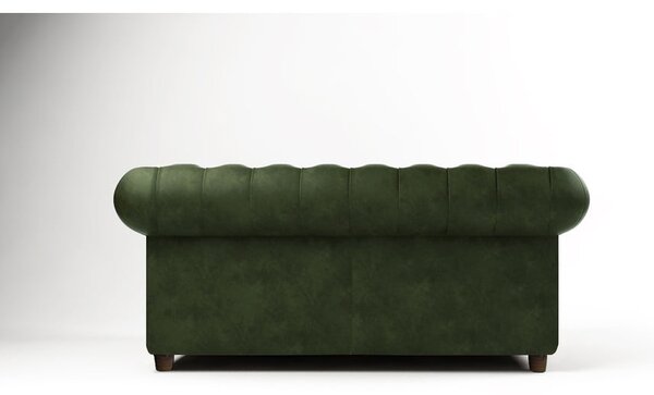 Ciemnozielona aksamitna sofa 184 cm Cambridge – Ropez
