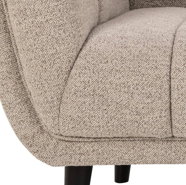 Beżowa sofa z materiału bouclé 218 cm Tampa – Actona