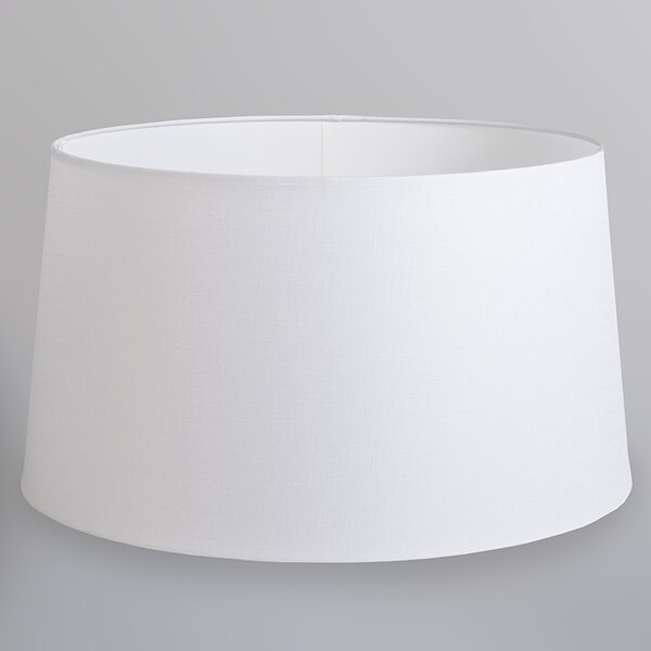 Nowoczesna lampa wisząca czarna klosz biały 45cm - Pendel