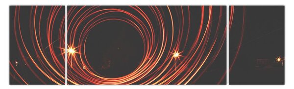 Obraz abstrakcyjnych linii (170x50 cm)