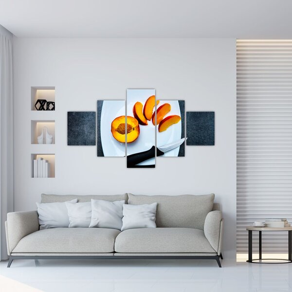 Obraz brzoskwini (125x70 cm)