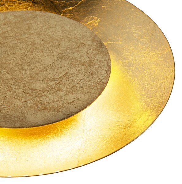 Lampa sufitowa w stylu art deco złoto/mosiądz z wbudowanym LED - Sun