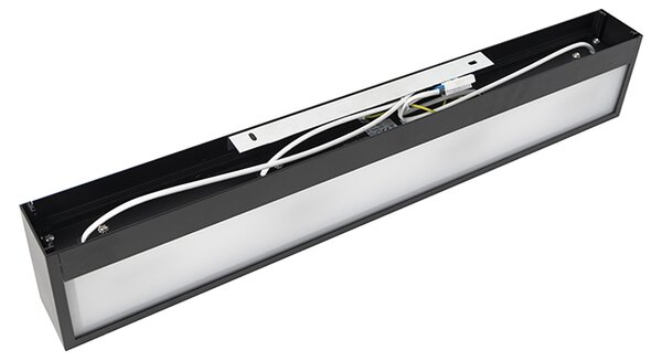 Design designerski Kinkiet czarny 60 cm - Houx