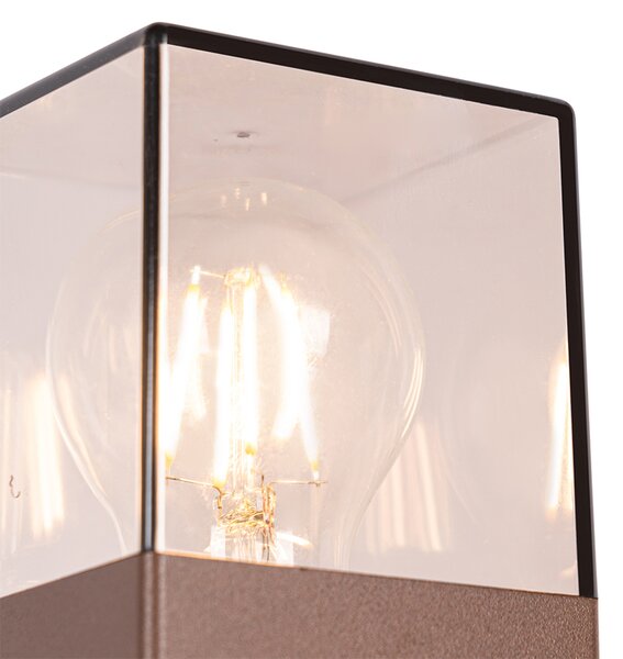 Lampa zewnętrzna 70 cm rdzawo-brązowa z kolcem gruntowym i przepustnicą kablową - Denmark