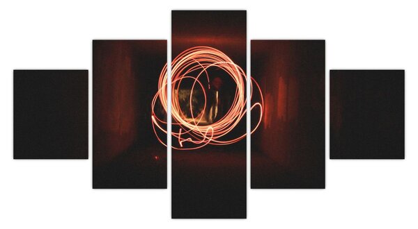 Obraz - linie w tunelu (125x70 cm)