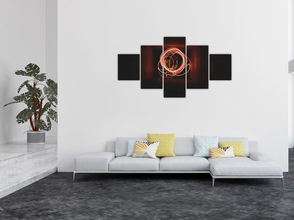 Obraz - linie w tunelu (125x70 cm)