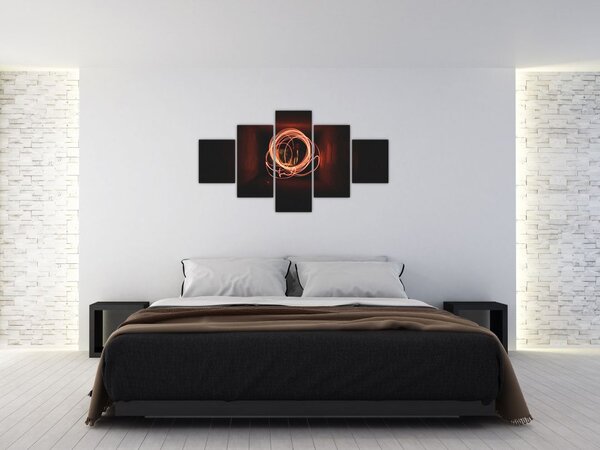 Obraz - linie w tunelu (125x70 cm)