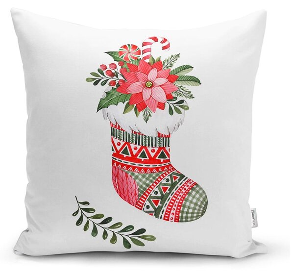 Tekstylna poszewka na poduszkę ze świątecznym motywem 43x43 cm – Mila Home