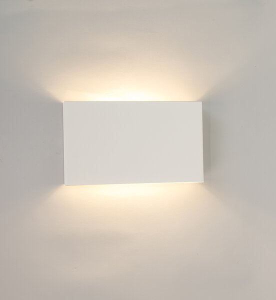 Nowoczesna lampa ścienna biała - Otan