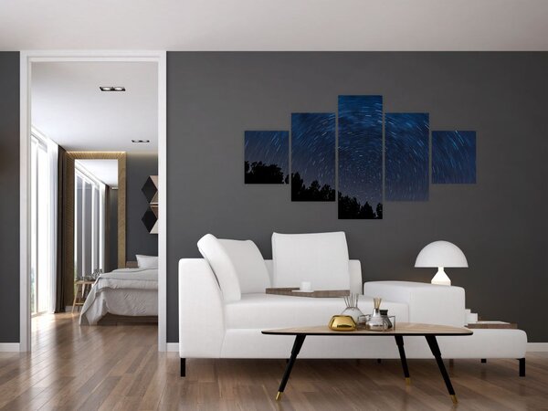 Obraz nocnego nieba (125x70 cm)
