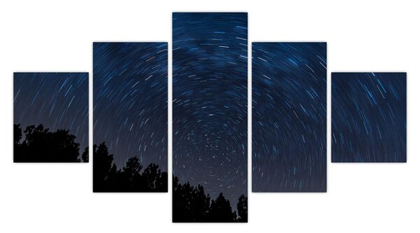 Obraz nocnego nieba (125x70 cm)