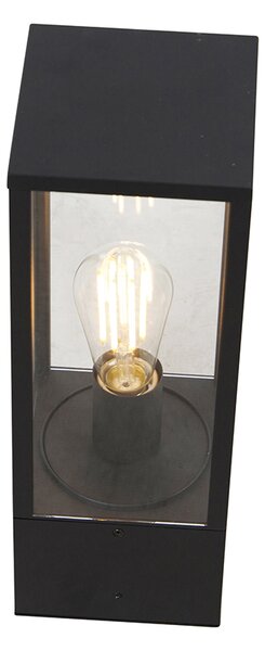 Industrialna lampa stojąca czarna 40 cm IP44 - Charlois