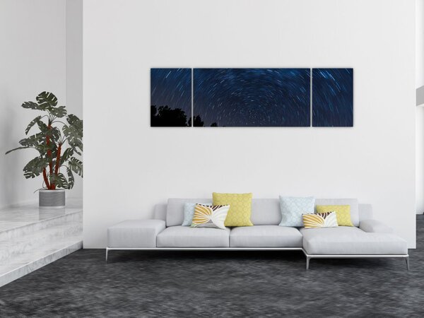 Obraz nocnego nieba (170x50 cm)