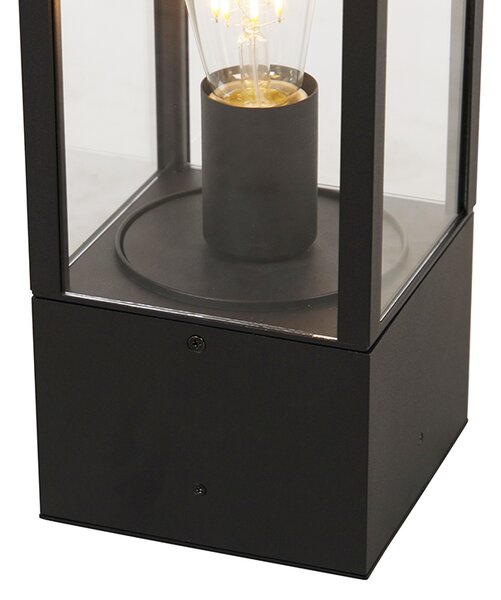 Industrialna lampa stojąca czarna 40 cm IP44 - Charlois