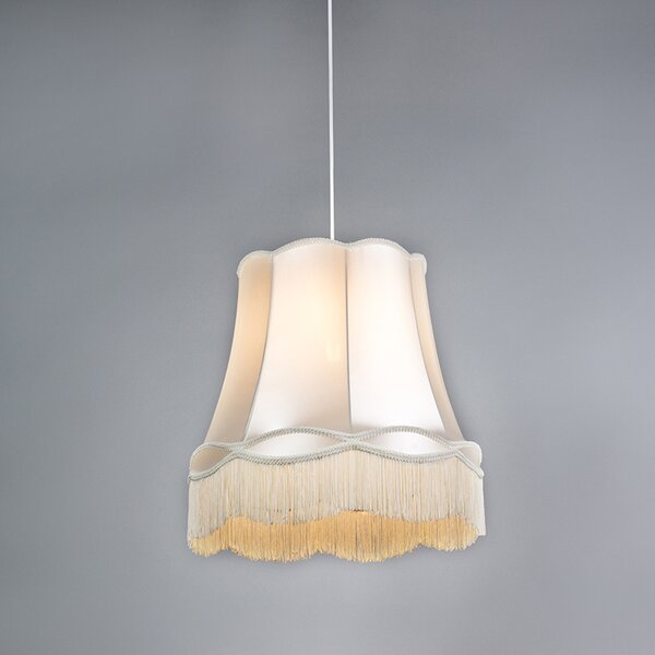 Zestaw 4 x lampa wisząca kremowa 45cm - Granny