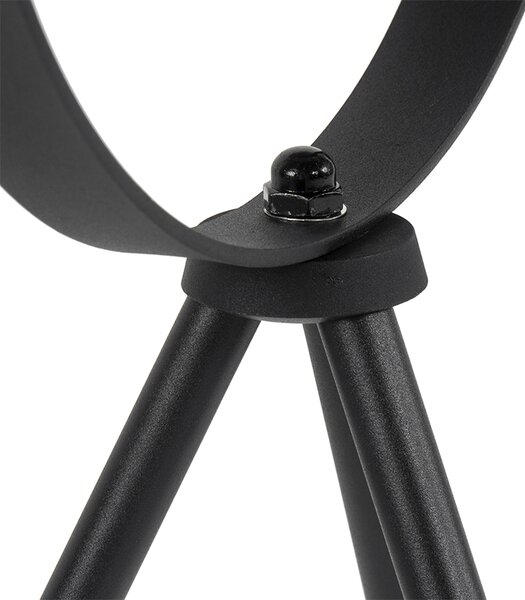 Lampa stołowa czarna ze złotem 63,3 cm, trójpodporowa, regulowana - Magnax