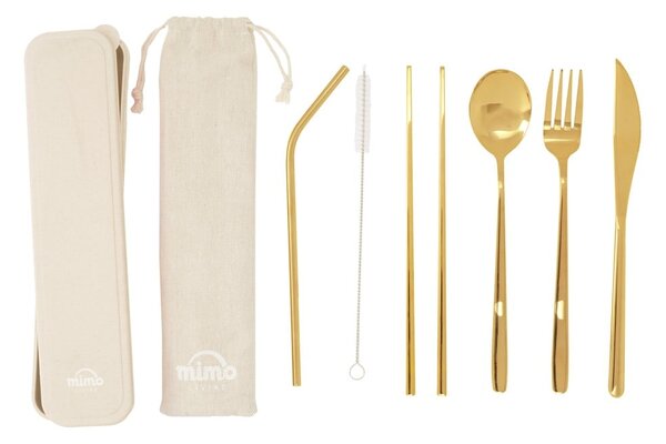Sztućce ze stali nierdzewnej w kolorze złota 6 szt. Mimo – Premier Housewares