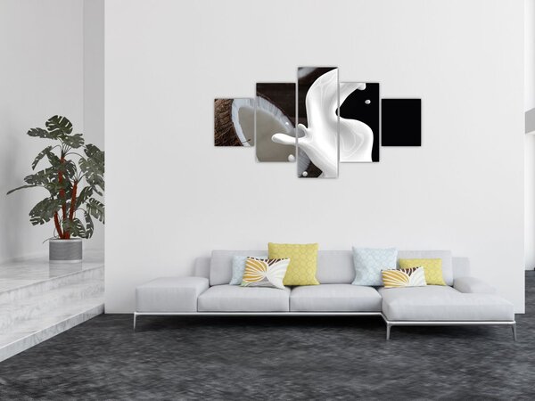 Obraz - mleko kokosowe (125x70 cm)