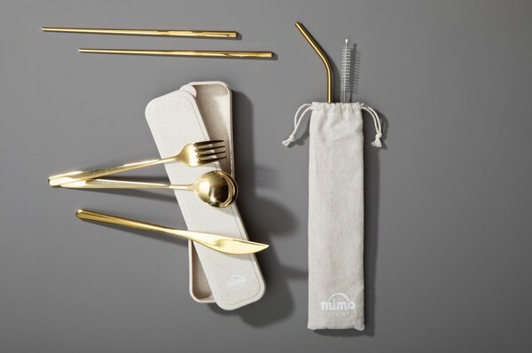 Sztućce ze stali nierdzewnej w kolorze złota 6 szt. Mimo – Premier Housewares