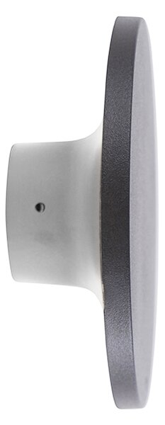 Designerska lampa ścienna szara 16,5 cm z LED - Skyf