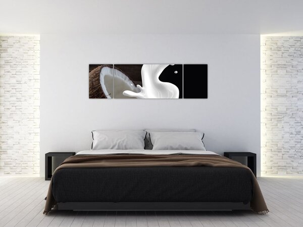 Obraz - mleko kokosowe (170x50 cm)