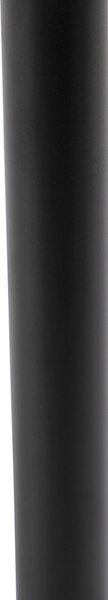 Klasyczna lampa stołowa czarna z czarnym kloszem 32 cm - Simplo
