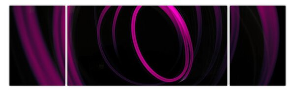Obraz - fioletowe kresek (170x50 cm)