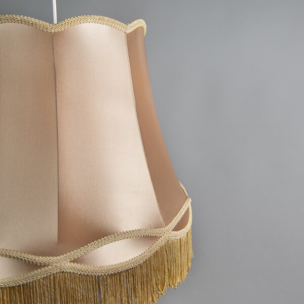 Retro lampa wisząca złota 45 cm - Granny