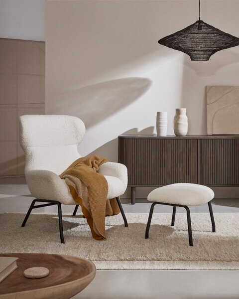 Brązowy fotel Belina – Kave Home