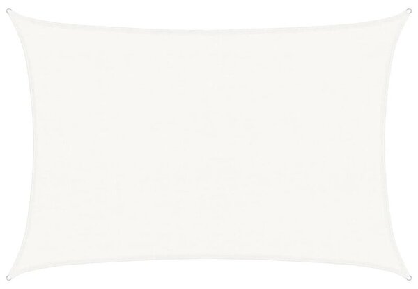 Żagiel przeciwsłoneczny, 160 g/m², biały, 4x5 m, hdpe