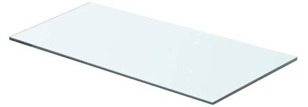 Szklany, bezbarwny panel, 60x25 cm