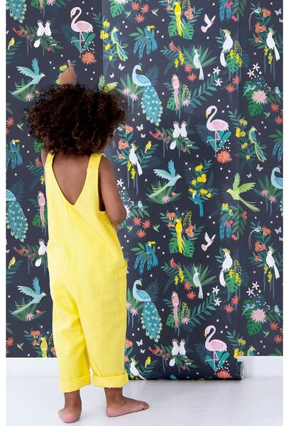 Tapeta dziecięca 10 m x 50 cm Birds Carnival – Lilipinso